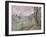 Apple Blossom, Riversbridge Farm, Blackpool, 1921-Lucien Pissarro-Framed Giclee Print