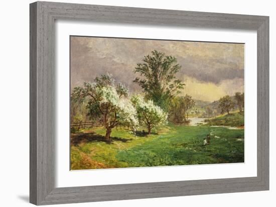 Apple Blossom Time, 1889-Jasper Francis Cropsey-Framed Giclee Print