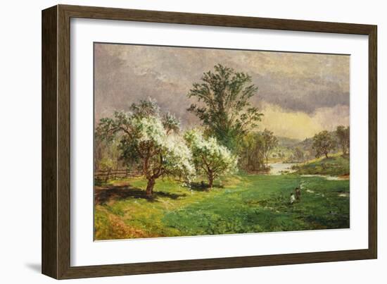 Apple Blossom Time, 1889-Jasper Francis Cropsey-Framed Giclee Print