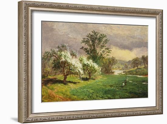 Apple Blossom Time, 1899-Jasper Francis Cropsey-Framed Giclee Print