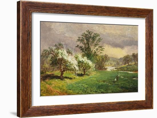 Apple Blossom Time, 1899-Jasper Francis Cropsey-Framed Giclee Print