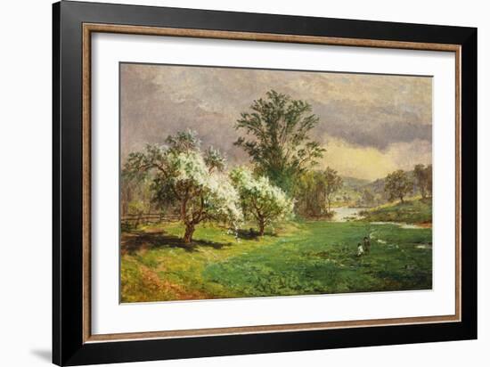 Apple Blossom Time, 1899-Jasper Francis Cropsey-Framed Giclee Print