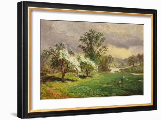 Apple Blossom Time, 1899-Jasper Francis Cropsey-Framed Giclee Print