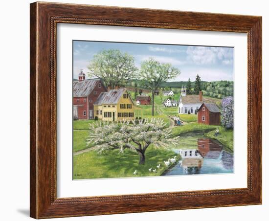 Apple Blossom Time-Bob Fair-Framed Giclee Print