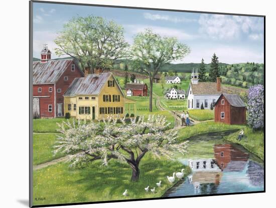 Apple Blossom Time-Bob Fair-Mounted Giclee Print
