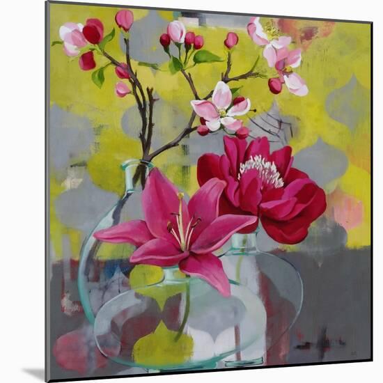 Apple Blossom Trio-Jennifer Rasmusson-Mounted Art Print