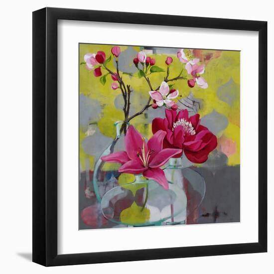 Apple Blossom Trio-Jennifer Rasmusson-Framed Art Print