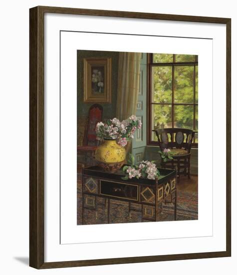 Apple Blossoms-Jessica Hayllar-Framed Premium Giclee Print
