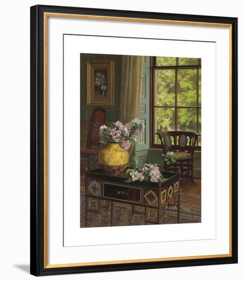 Apple Blossoms-Jessica Hayllar-Framed Premium Giclee Print