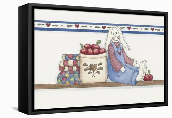 Apple Bunny 2-Debbie McMaster-Framed Premier Image Canvas