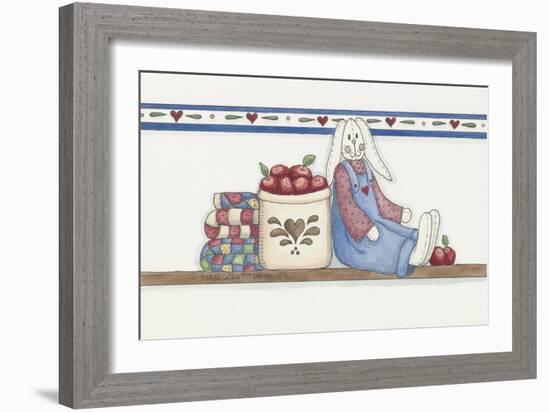 Apple Bunny 2-Debbie McMaster-Framed Giclee Print