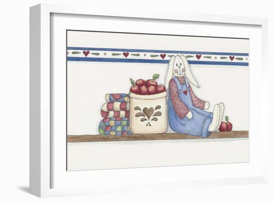 Apple Bunny 2-Debbie McMaster-Framed Giclee Print