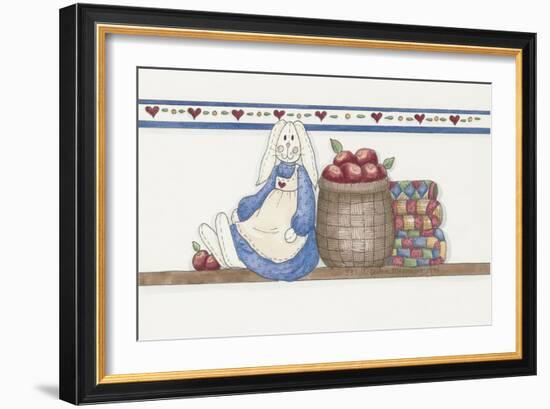 Apple Bunny-Debbie McMaster-Framed Premium Giclee Print