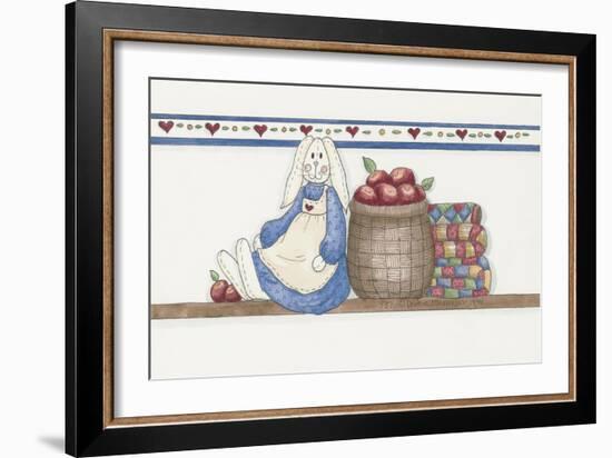 Apple Bunny-Debbie McMaster-Framed Giclee Print