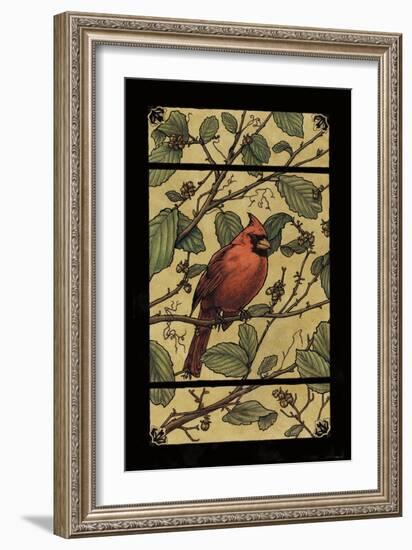 Apple Cardinal-Michele Meissner-Framed Giclee Print