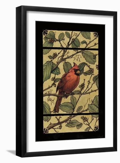 Apple Cardinal-Michele Meissner-Framed Giclee Print