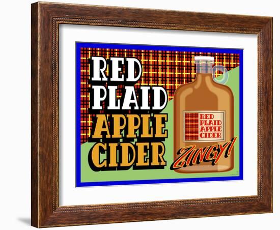 Apple Cider Crate Label-Mark Frost-Framed Giclee Print