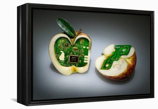Apple Core-Kikroune-Framed Premier Image Canvas