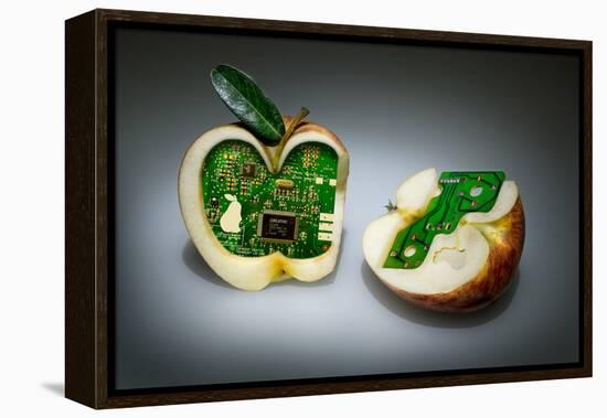 Apple Core-Kikroune-Framed Premier Image Canvas