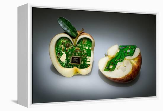 Apple Core-Kikroune-Framed Premier Image Canvas