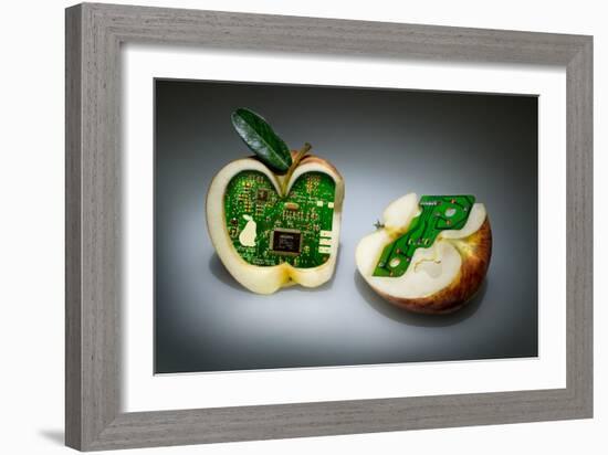 Apple Core-Kikroune-Framed Photographic Print