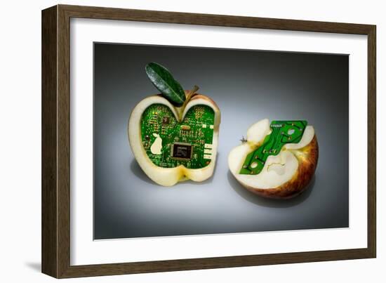 Apple Core-Kikroune-Framed Photographic Print