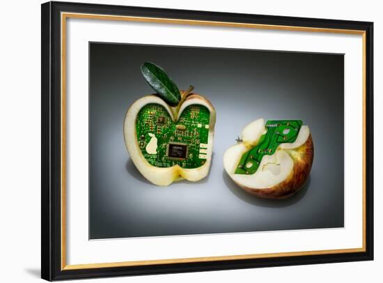 Apple Core-Kikroune-Framed Photographic Print