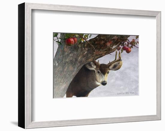 Apple Deer-Chris Vest-Framed Art Print