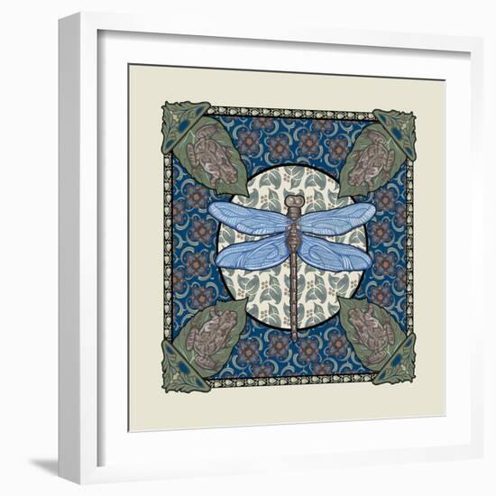 Apple Dragonfly-Michele Meissner-Framed Giclee Print