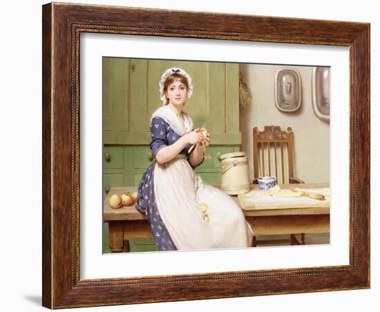 Apple Dumplings-George Dunlop Leslie-Framed Giclee Print