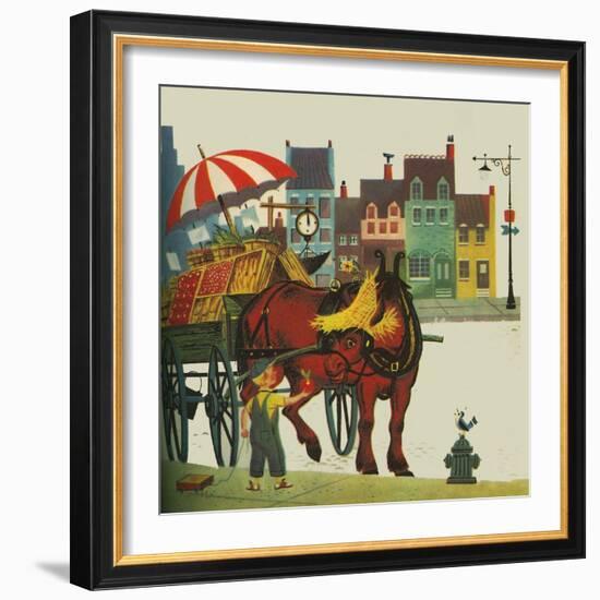 Apple For The Horse-Tom Sinnickson-Framed Art Print