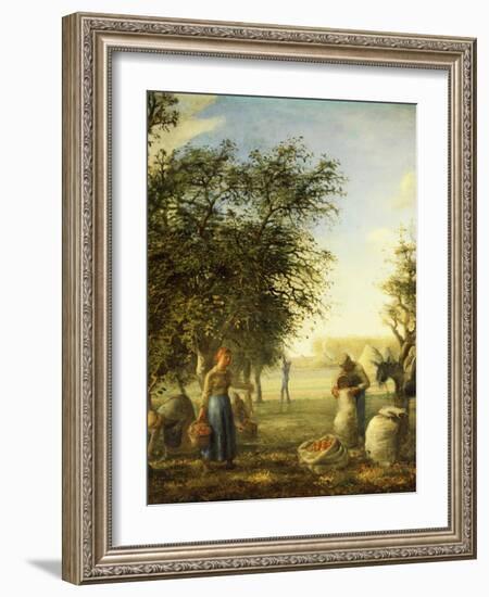 Apple Harvest-Jean-François Millet-Framed Giclee Print