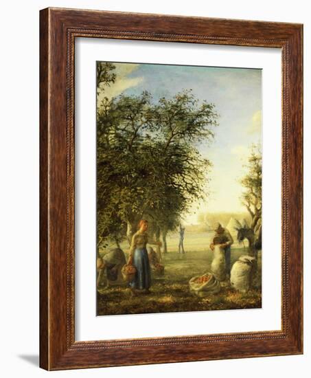 Apple Harvest-Jean-François Millet-Framed Giclee Print
