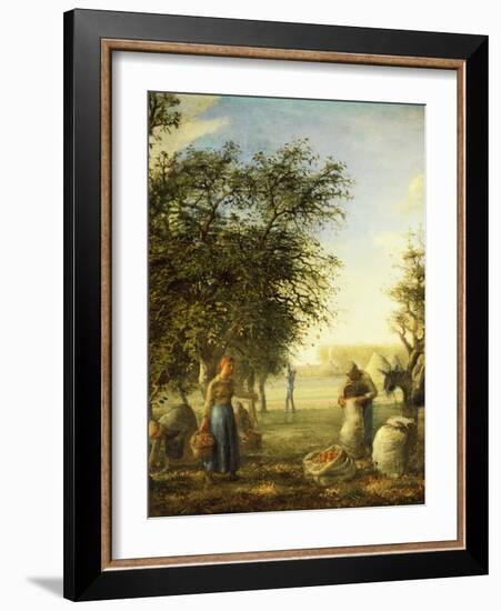 Apple Harvest-Jean-François Millet-Framed Giclee Print