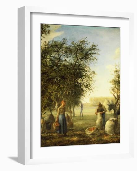 Apple Harvest-Jean-François Millet-Framed Giclee Print