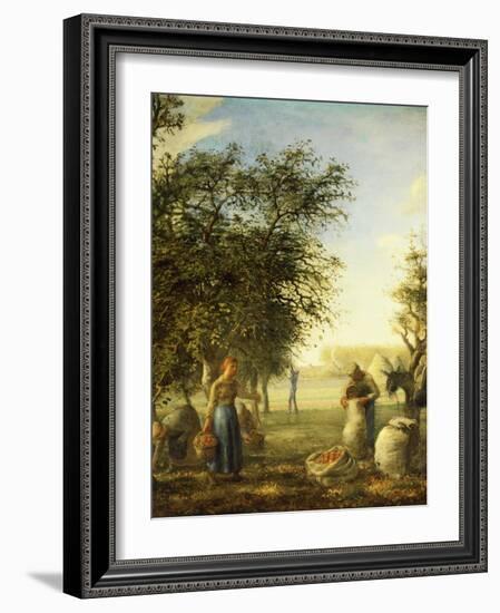 Apple Harvest-Jean-François Millet-Framed Giclee Print