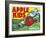 Apple Kids Apple Label - Yakima, WA-Lantern Press-Framed Art Print