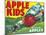 Apple Kids Apple Label - Yakima, WA-Lantern Press-Mounted Art Print