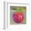 Apple On Branch-null-Framed Premium Giclee Print