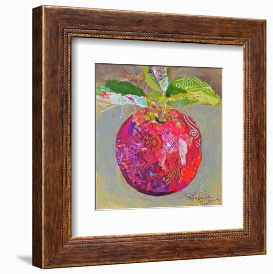 Apple On Branch-null-Framed Art Print