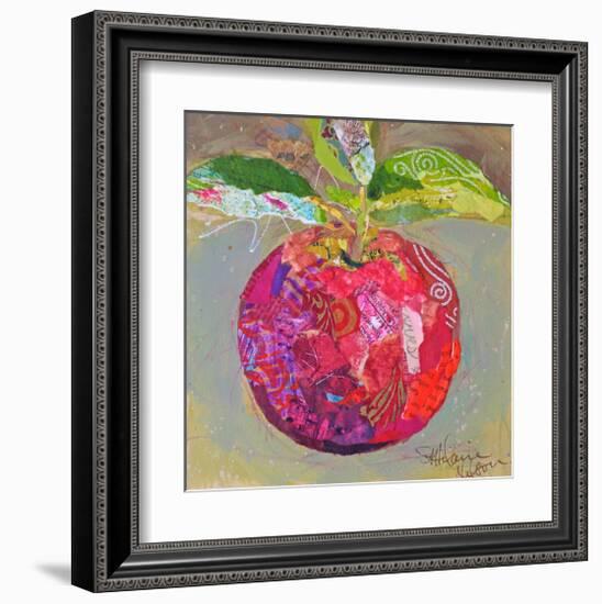 Apple On Branch-null-Framed Art Print