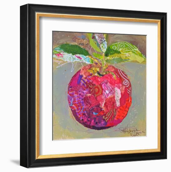 Apple On Branch-null-Framed Art Print