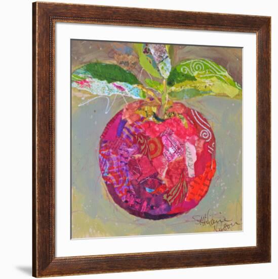 Apple On Branch-null-Framed Art Print