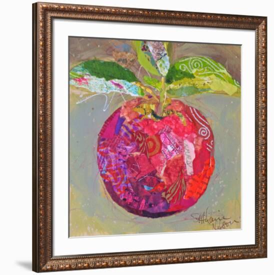 Apple On Branch-null-Framed Art Print