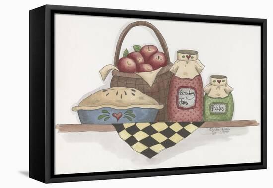 Apple Pie with Basket-Debbie McMaster-Framed Premier Image Canvas