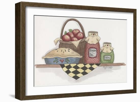 Apple Pie with Basket-Debbie McMaster-Framed Giclee Print