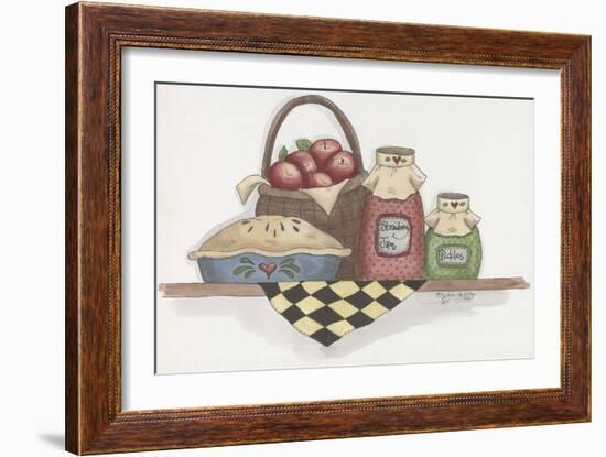 Apple Pie with Basket-Debbie McMaster-Framed Giclee Print