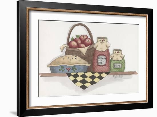 Apple Pie with Basket-Debbie McMaster-Framed Giclee Print