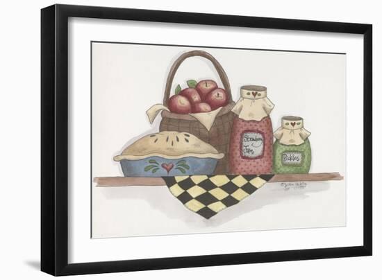 Apple Pie with Basket-Debbie McMaster-Framed Giclee Print