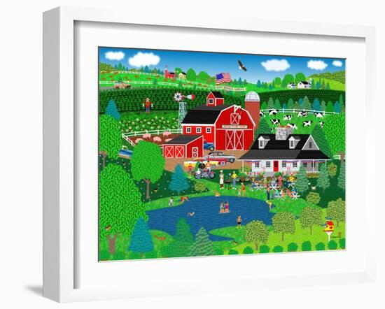 Apple Pond Farm Summer-Mark Frost-Framed Giclee Print